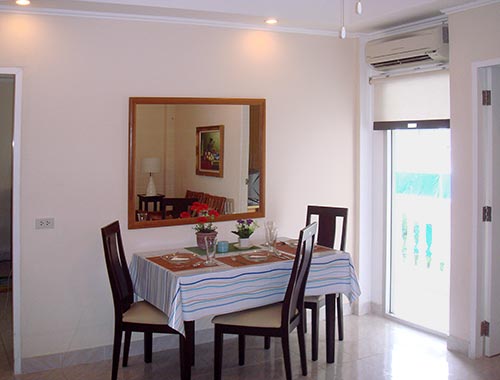 condo dining area