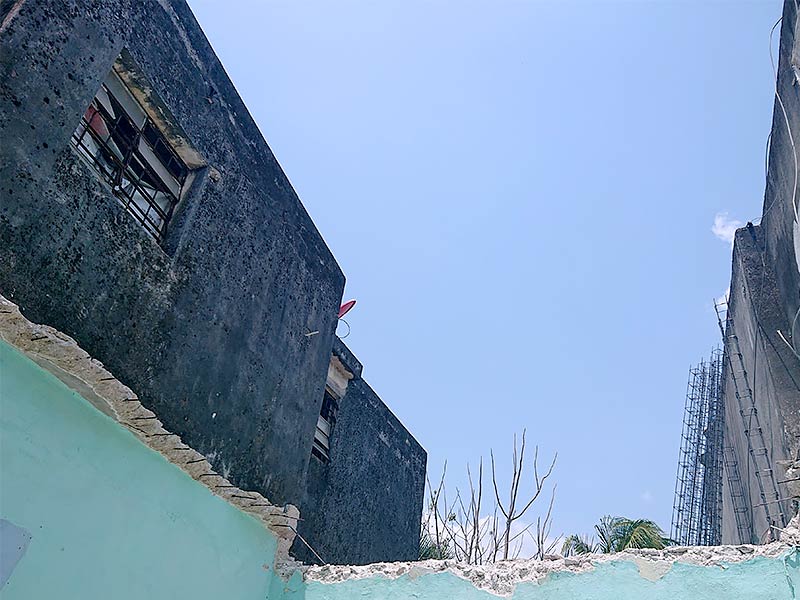 view of the two windows next door